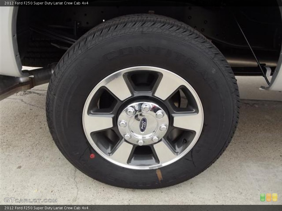 2012 Ford F250 Super Duty Lariat Crew Cab 4x4 Wheel and Tire Photo #58414692