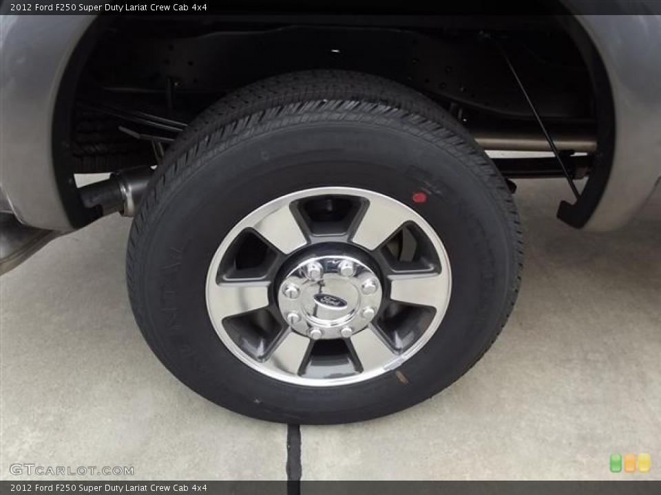 2012 Ford F250 Super Duty Lariat Crew Cab 4x4 Wheel and Tire Photo #58414950