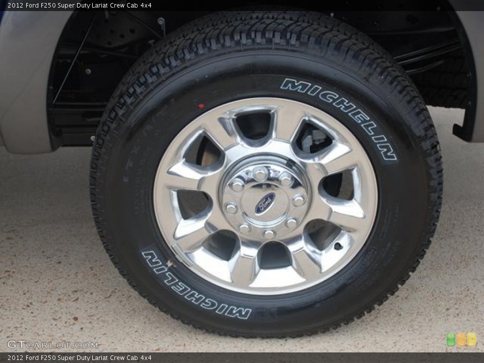 2012 Ford F250 Super Duty Lariat Crew Cab 4x4 Wheel and Tire Photo #58415187