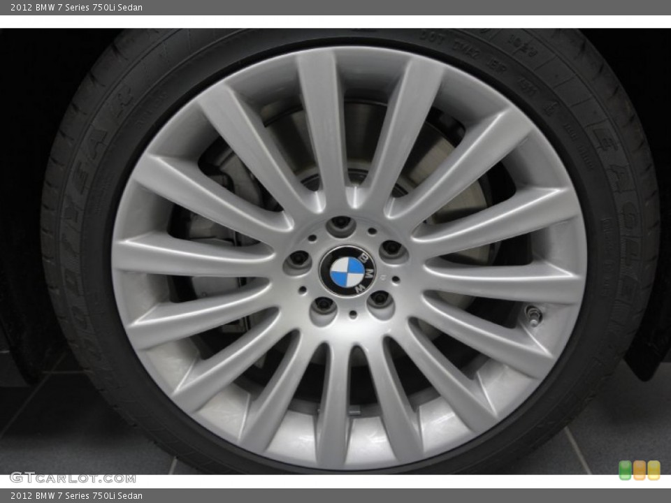 2012 BMW 7 Series 750Li Sedan Wheel and Tire Photo #58415649