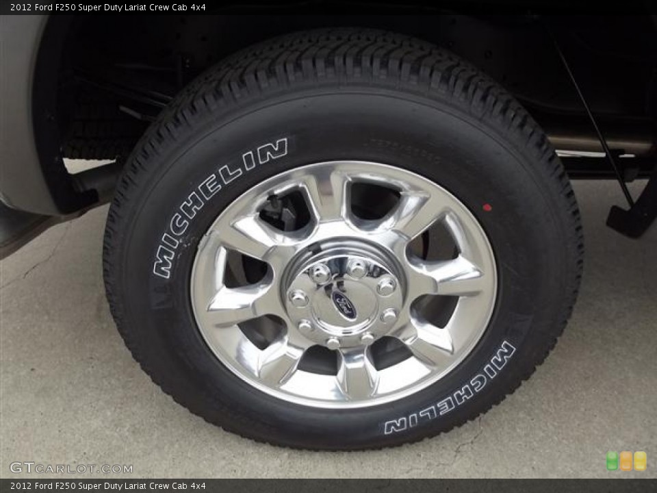 2012 Ford F250 Super Duty Lariat Crew Cab 4x4 Wheel and Tire Photo #58415949