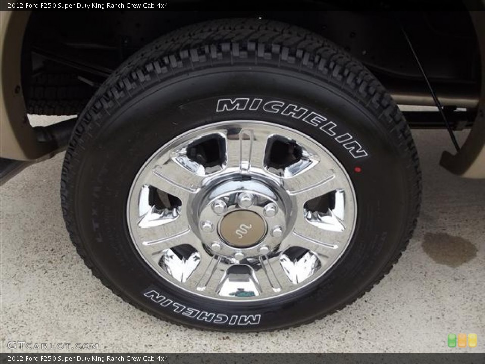 2012 Ford F250 Super Duty King Ranch Crew Cab 4x4 Wheel and Tire Photo #58416414