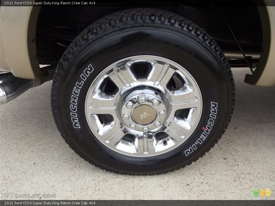 2012 Ford F250 Super Duty King Ranch Crew Cab 4x4 Wheel and Tire Photo #58416669