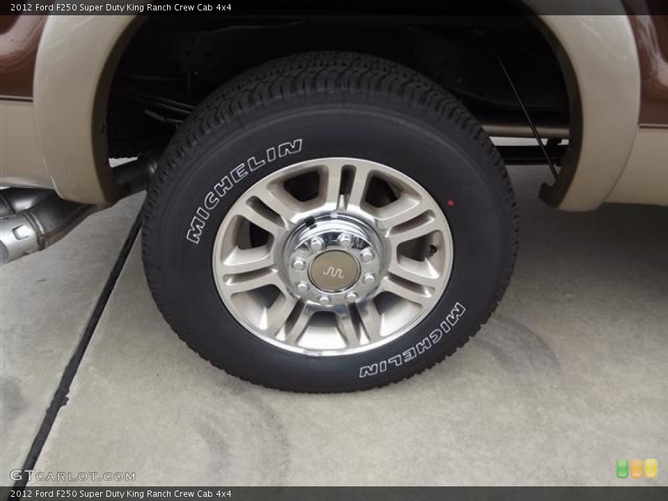 2012 Ford F250 Super Duty King Ranch Crew Cab 4x4 Wheel and Tire Photo #58417428