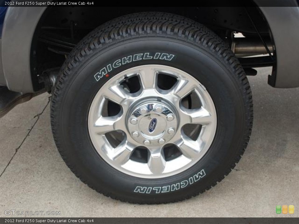 2012 Ford F250 Super Duty Lariat Crew Cab 4x4 Wheel and Tire Photo #58417953