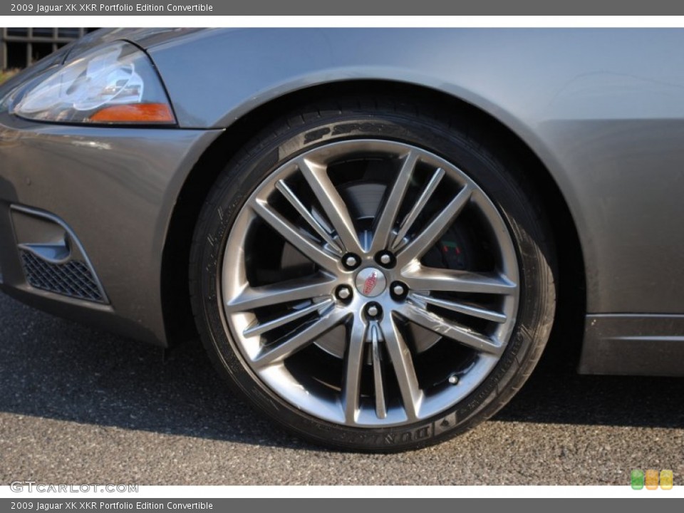 2009 Jaguar XK XKR Portfolio Edition Convertible Wheel and Tire Photo #58418217