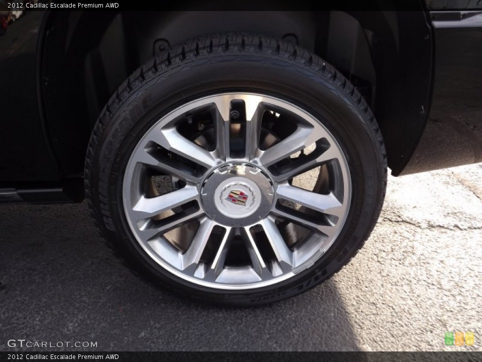 2012 Cadillac Escalade Premium AWD Wheel and Tire Photo #58419360