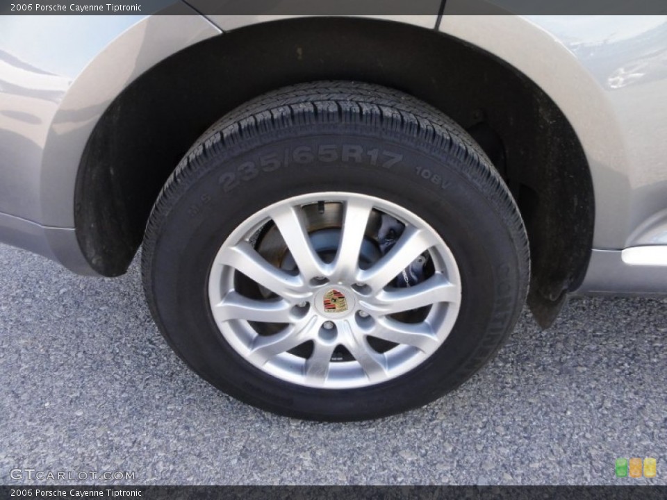 2006 Porsche Cayenne Tiptronic Wheel and Tire Photo #58423143