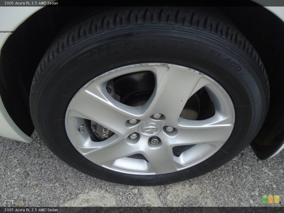 2005 Acura RL 3.5 AWD Sedan Wheel and Tire Photo #58424961