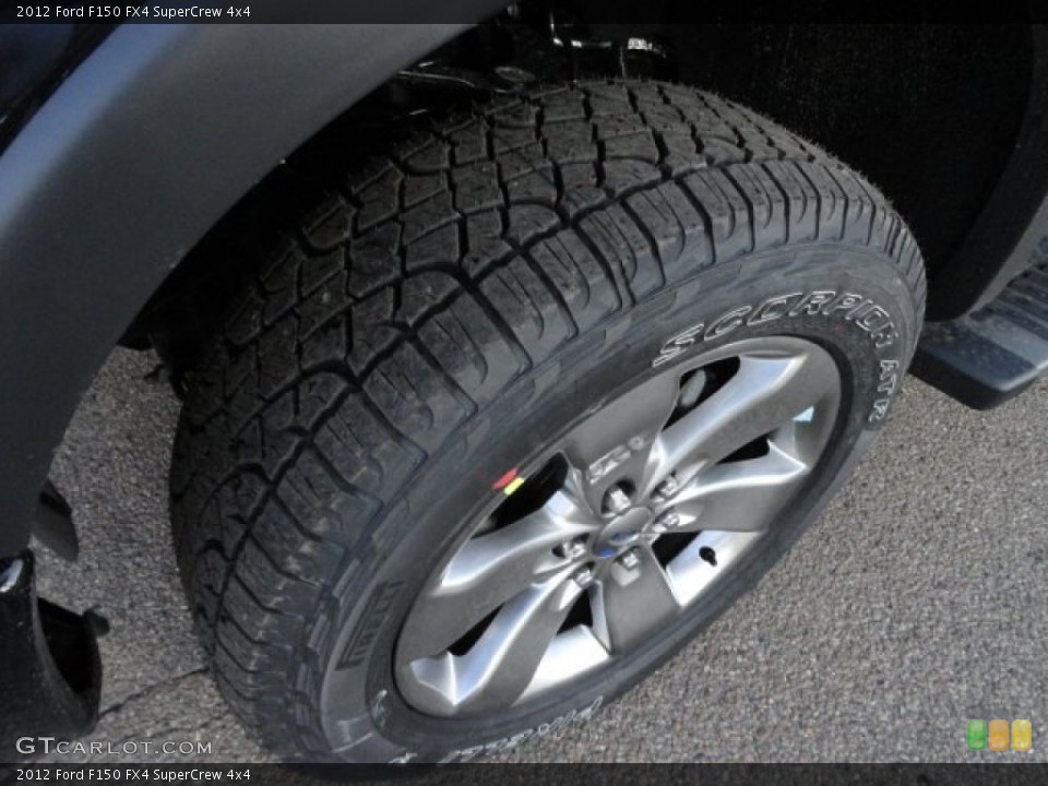 2012 Ford F150 FX4 SuperCrew 4x4 Wheel and Tire Photo #58429452