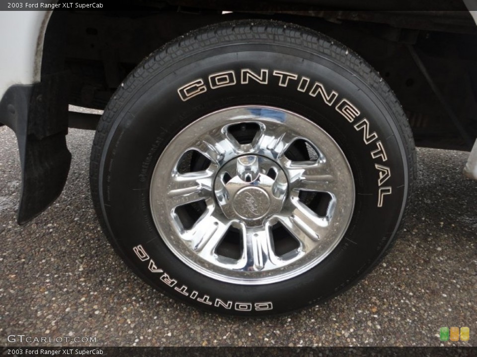 2003 Ford Ranger XLT SuperCab Wheel and Tire Photo #58432254
