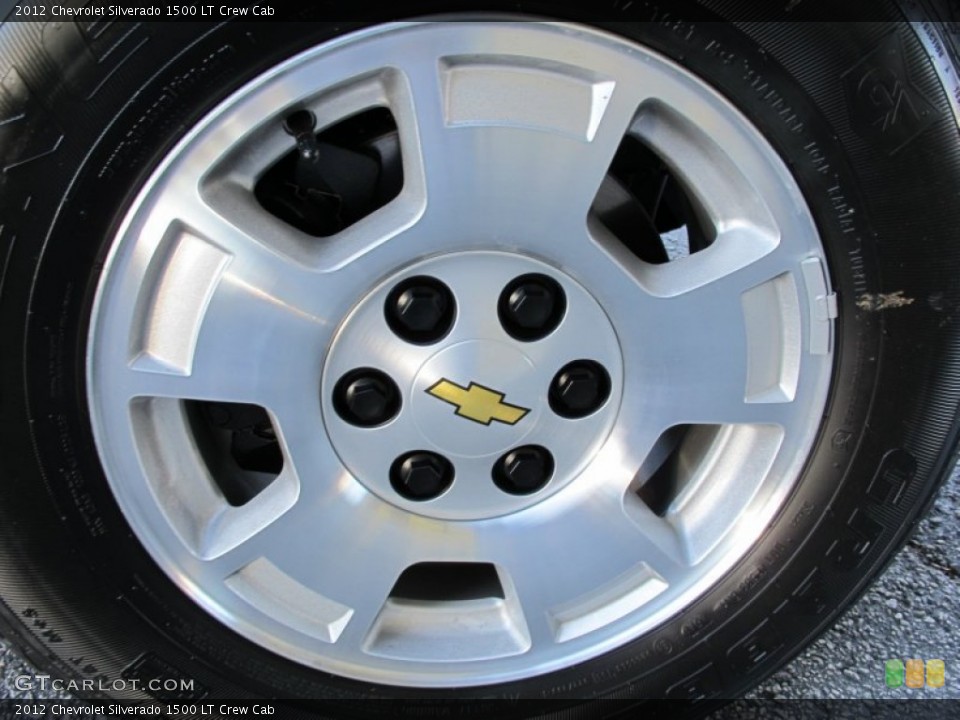 2012 Chevrolet Silverado 1500 LT Crew Cab Wheel and Tire Photo #58436565