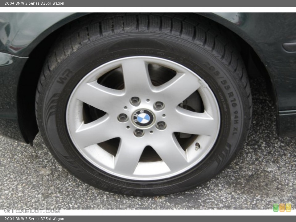 2004 BMW 3 Series 325xi Wagon Wheel and Tire Photo #58437369
