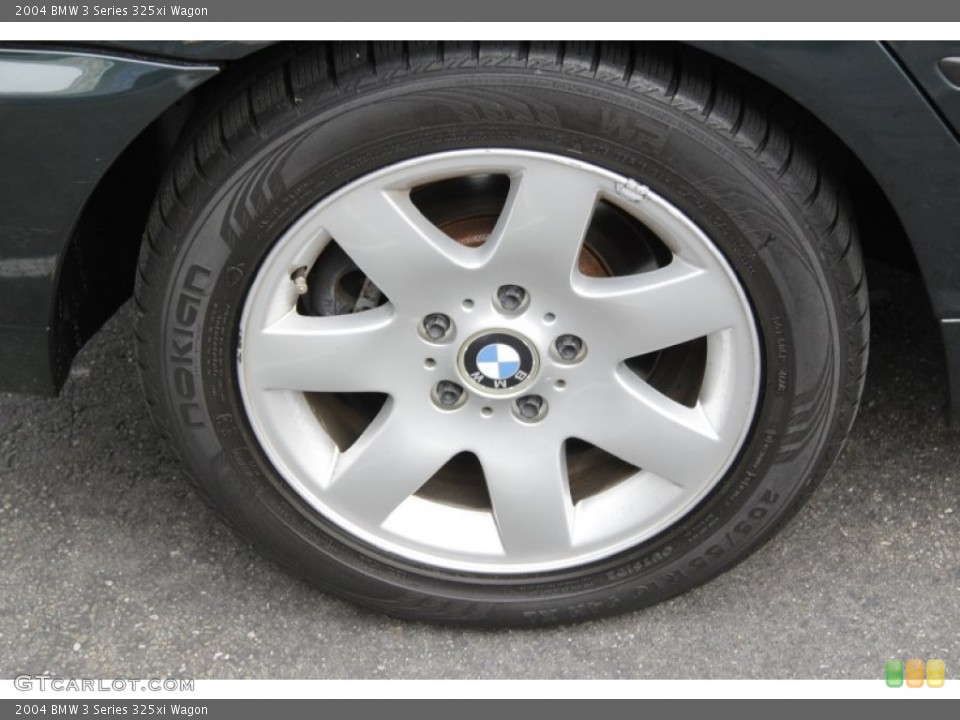 2004 BMW 3 Series 325xi Wagon Wheel and Tire Photo #58437378