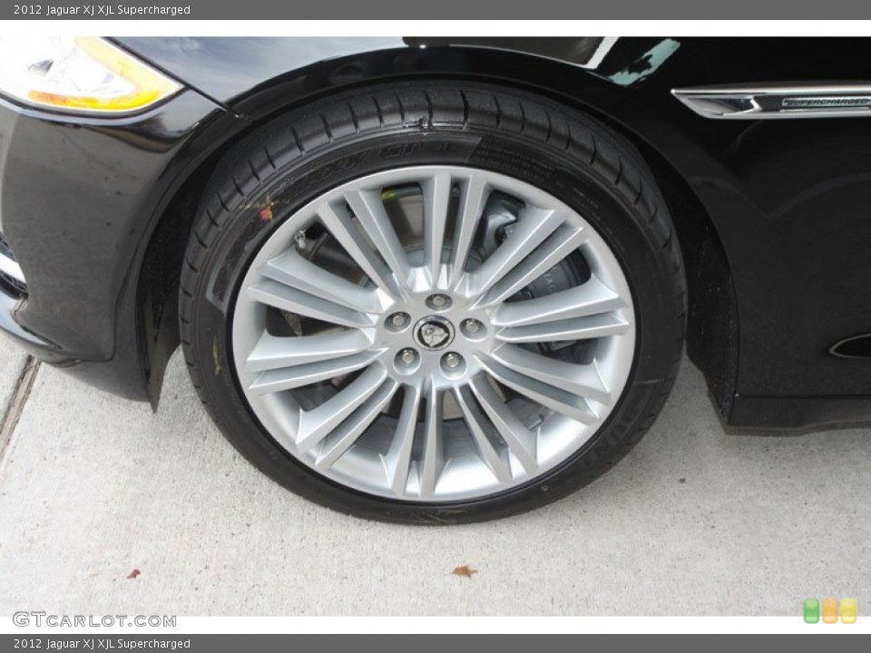 2012 Jaguar XJ XJL Supercharged Wheel and Tire Photo #58438647