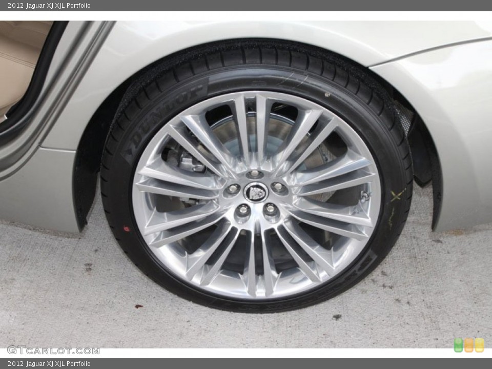2012 Jaguar XJ XJL Portfolio Wheel and Tire Photo #58439118