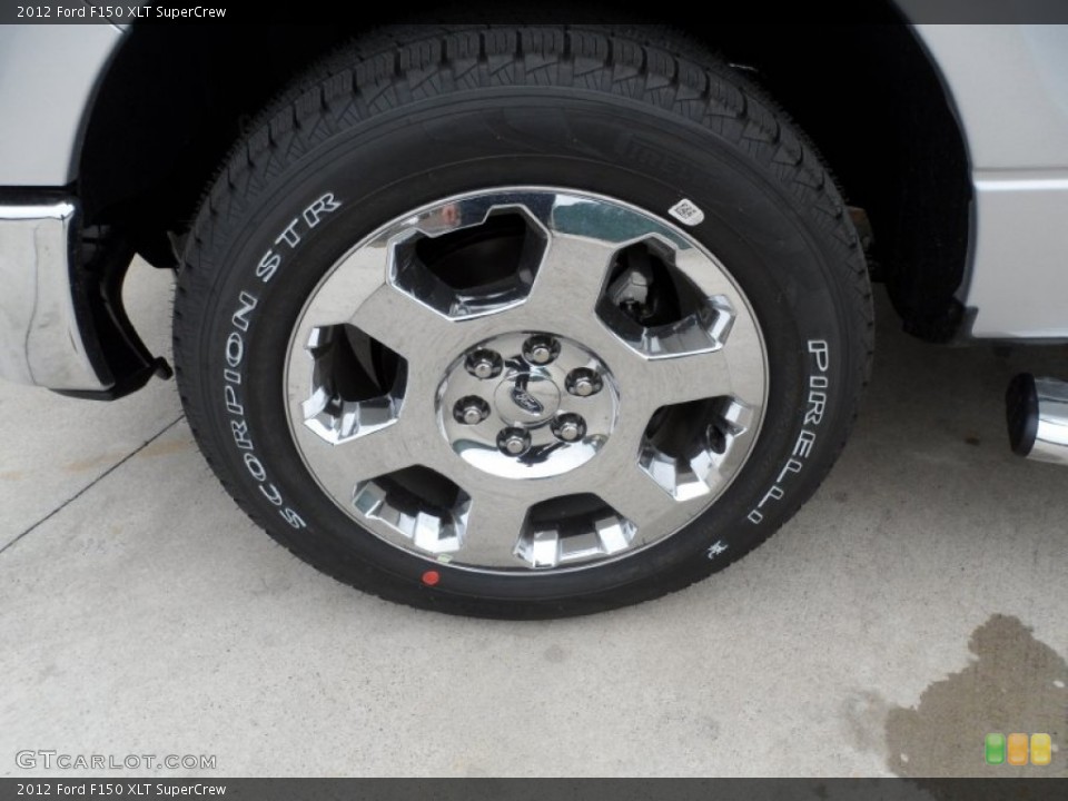 2012 Ford F150 XLT SuperCrew Wheel and Tire Photo #58442337