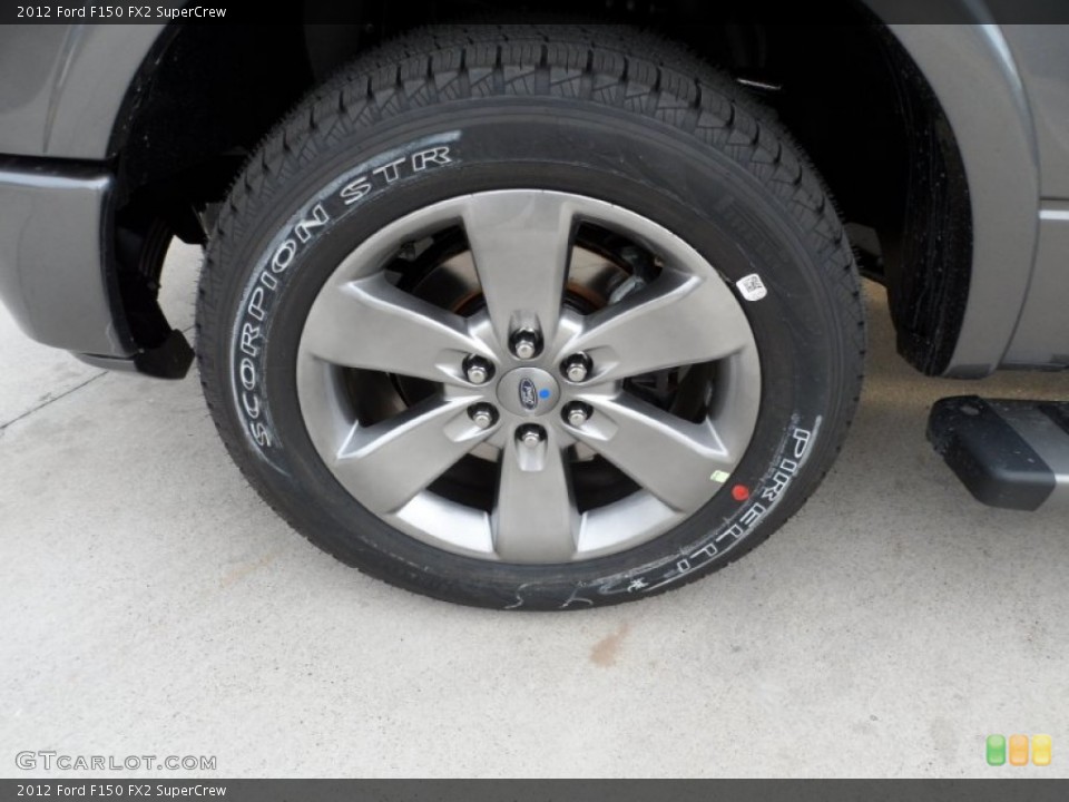2012 Ford F150 FX2 SuperCrew Wheel and Tire Photo #58442676