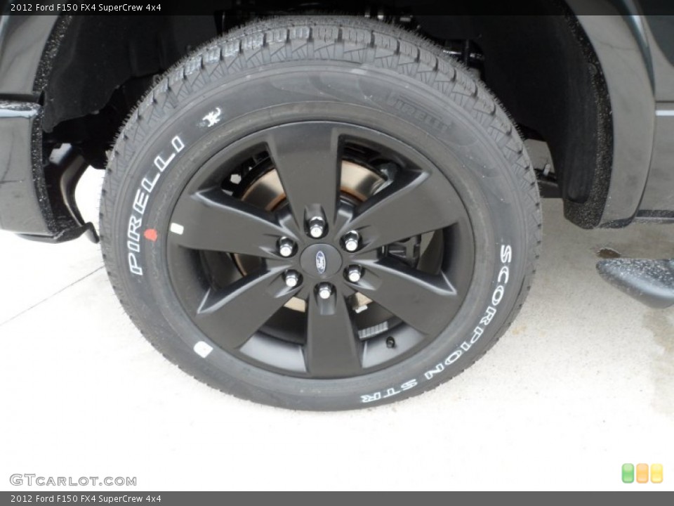 2012 Ford F150 FX4 SuperCrew 4x4 Wheel and Tire Photo #58443024