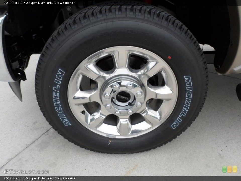 2012 Ford F350 Super Duty Lariat Crew Cab 4x4 Wheel and Tire Photo #58443384