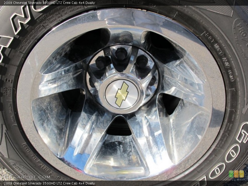 2009 Chevrolet Silverado 3500HD LTZ Crew Cab 4x4 Dually Wheel and Tire Photo #58446318