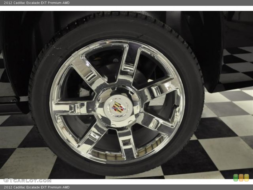 2012 Cadillac Escalade EXT Premium AWD Wheel and Tire Photo #58461440