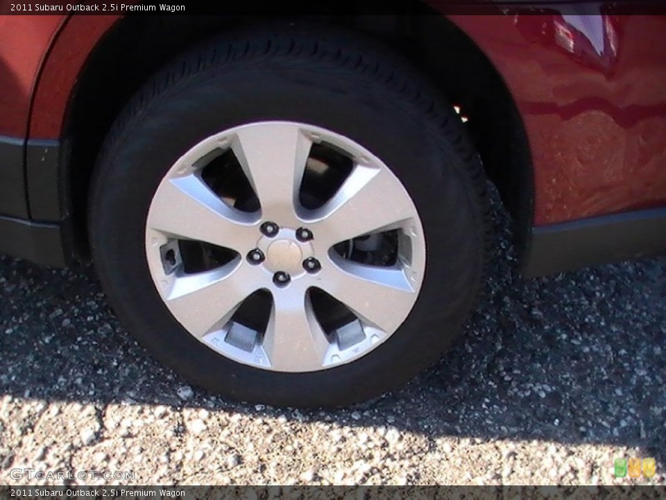 2011 Subaru Outback 2.5i Premium Wagon Wheel and Tire Photo #58466901