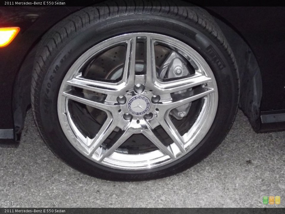 2011 Mercedes-Benz E 550 Sedan Wheel and Tire Photo #58467186