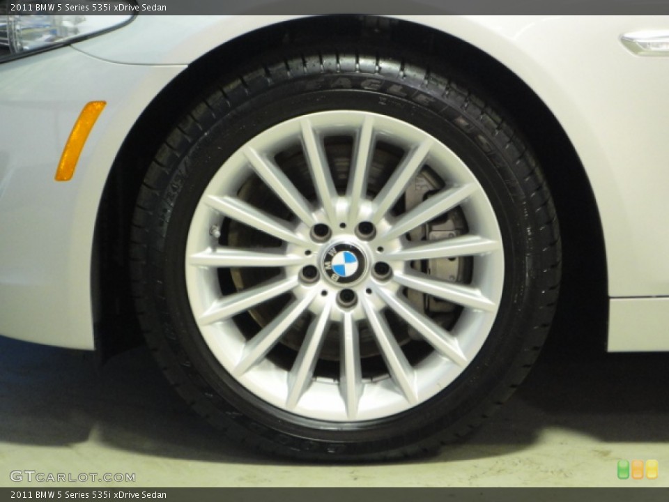 2011 BMW 5 Series 535i xDrive Sedan Wheel and Tire Photo #58470753