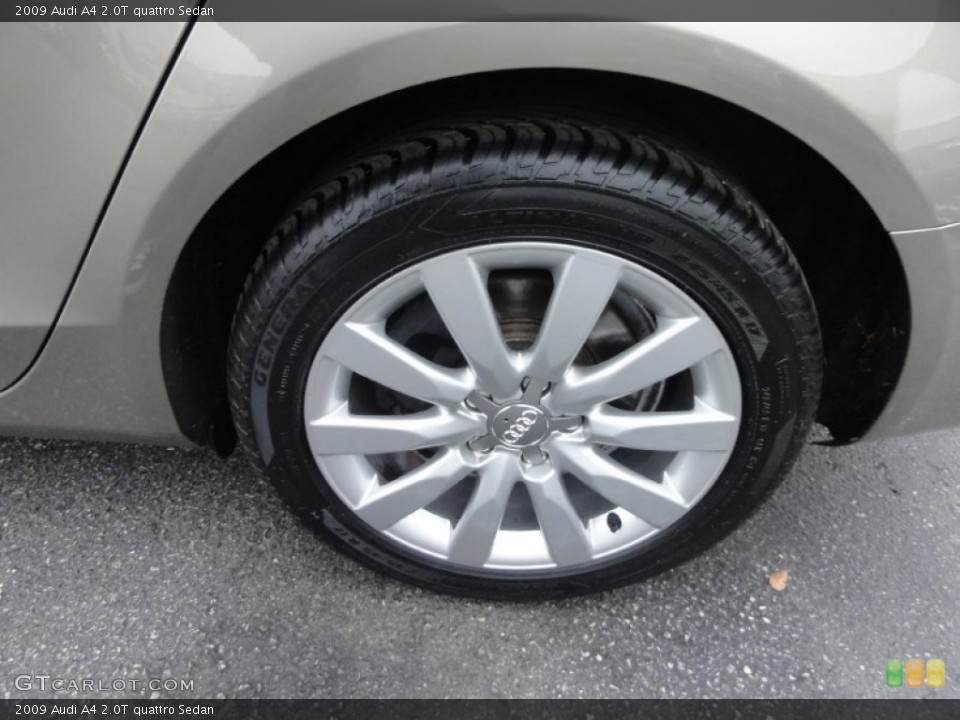 2009 Audi A4 2.0T quattro Sedan Wheel and Tire Photo #58473471