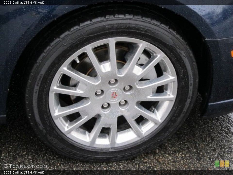 2008 Cadillac STS 4 V8 AWD Wheel and Tire Photo #58473795
