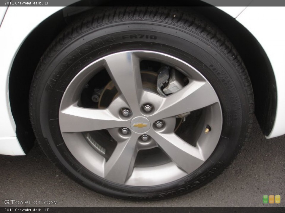 2011 Chevrolet Malibu LT Wheel and Tire Photo #58476408