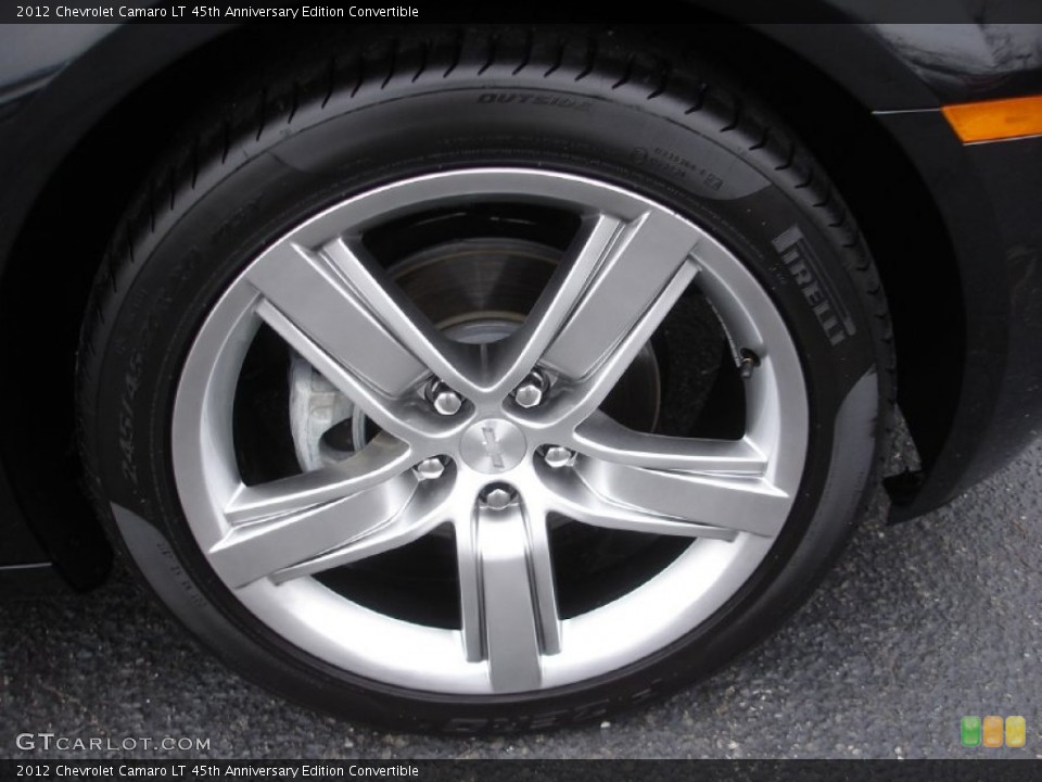 2012 Chevrolet Camaro LT 45th Anniversary Edition Convertible Wheel and Tire Photo #58477230