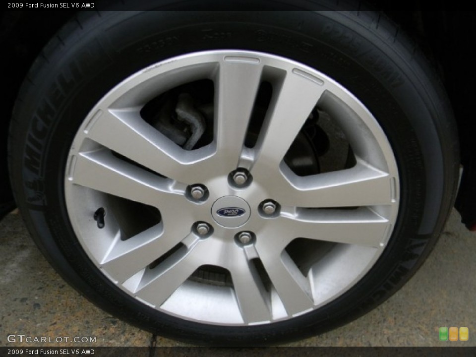 2009 Ford Fusion SEL V6 AWD Wheel and Tire Photo #58484355
