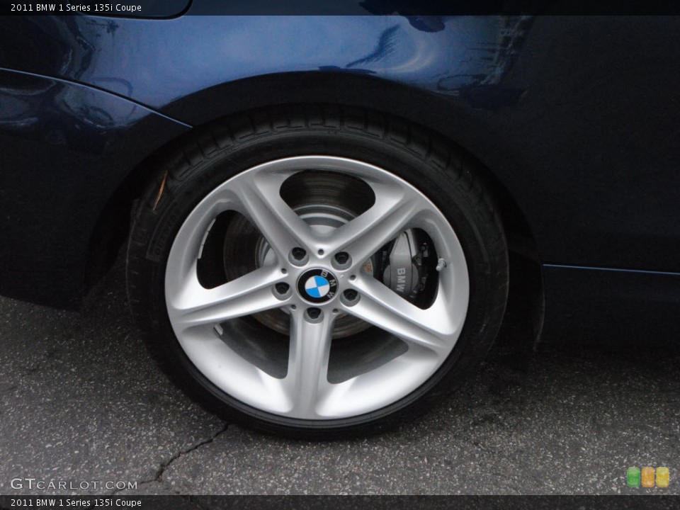 2011 BMW 1 Series 135i Coupe Wheel and Tire Photo #58490644