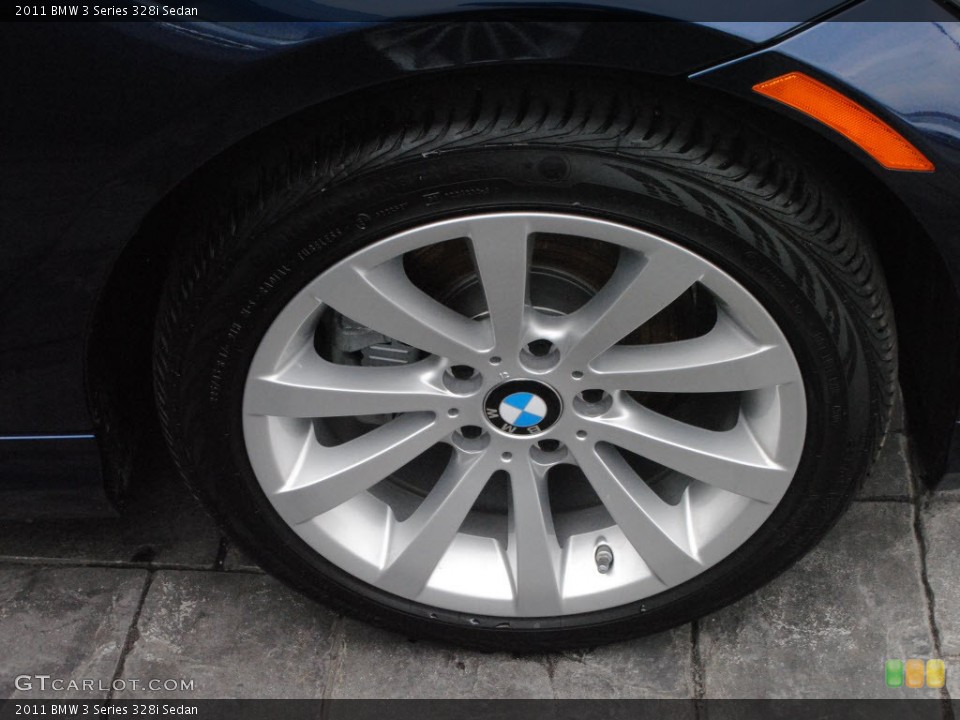 2011 BMW 3 Series 328i Sedan Wheel and Tire Photo #58490833
