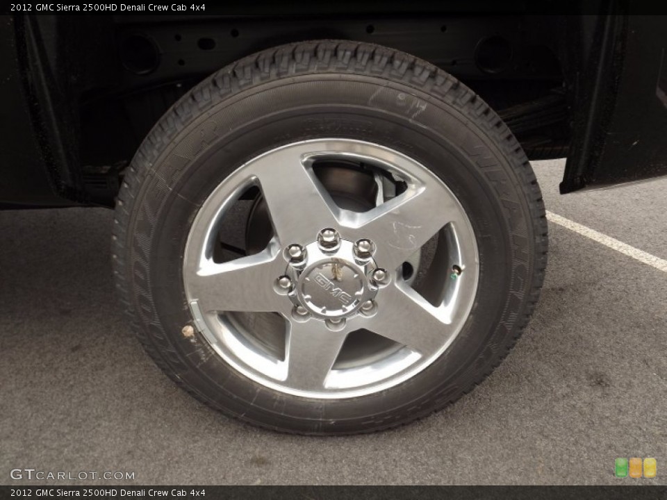2012 GMC Sierra 2500HD Denali Crew Cab 4x4 Wheel and Tire Photo #58505858