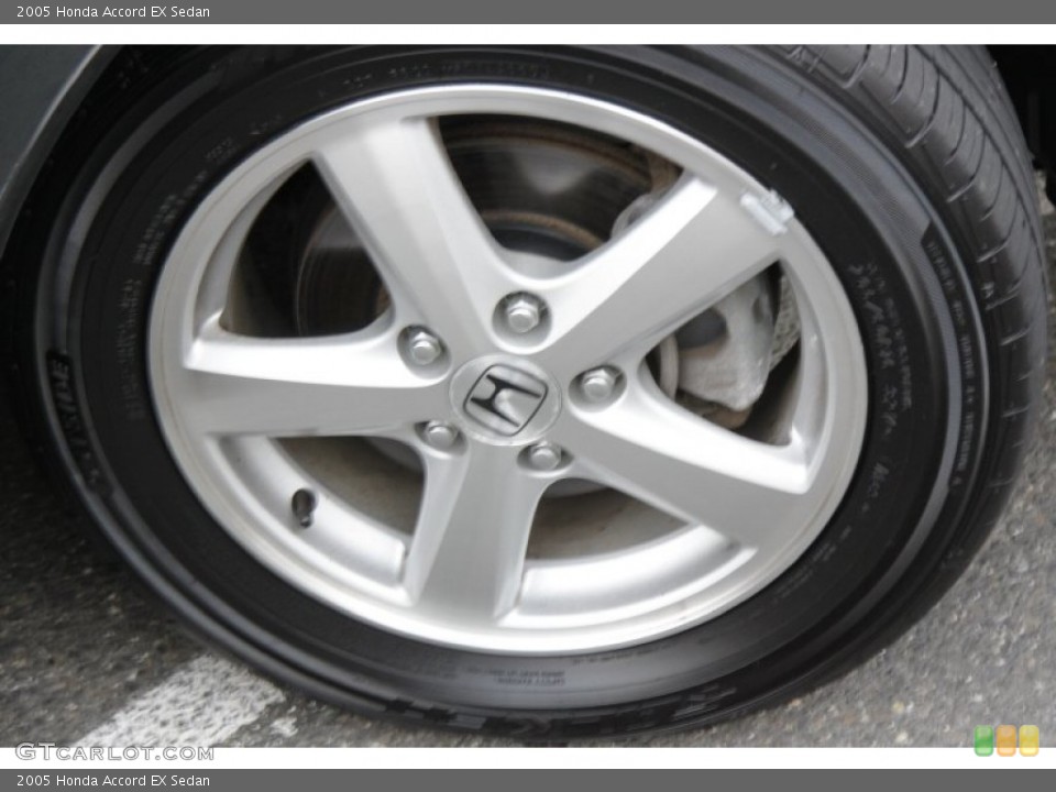2005 Honda Accord EX Sedan Wheel and Tire Photo #58507775
