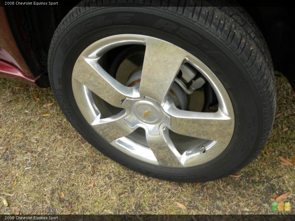 2008 Chevrolet Equinox Sport Wheel and Tire Photo #58508533