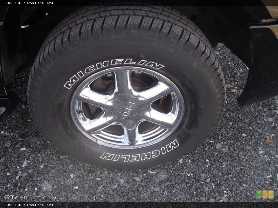 2000 GMC Yukon Denali 4x4 Wheel and Tire Photo #58526660