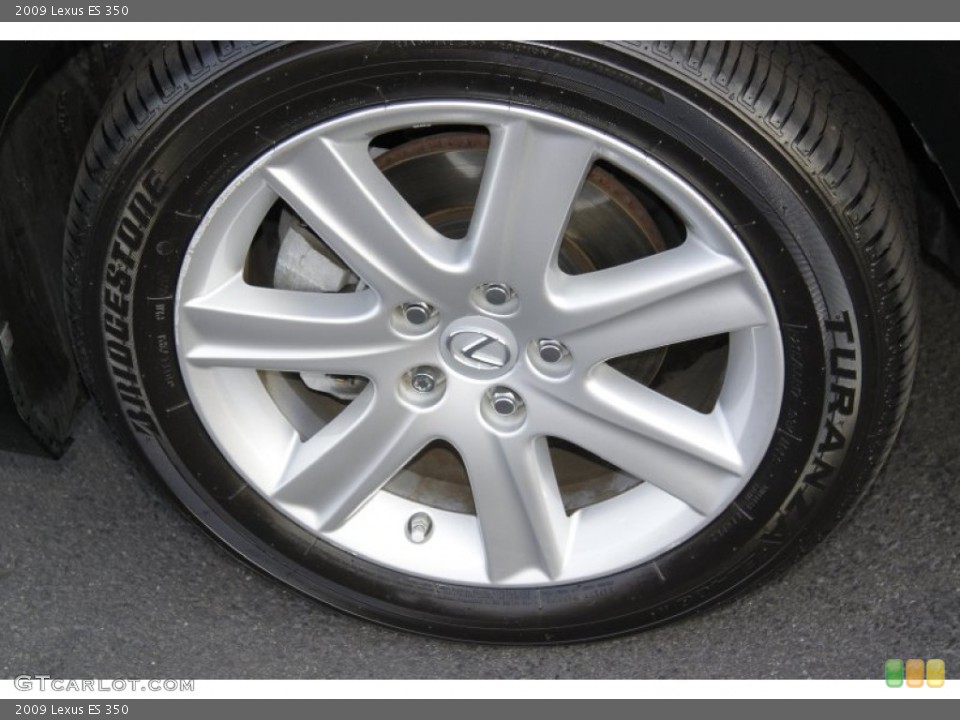 2009 Lexus ES 350 Wheel and Tire Photo #58527440