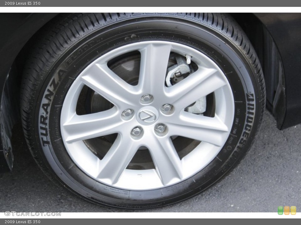 2009 Lexus ES 350 Wheel and Tire Photo #58527473