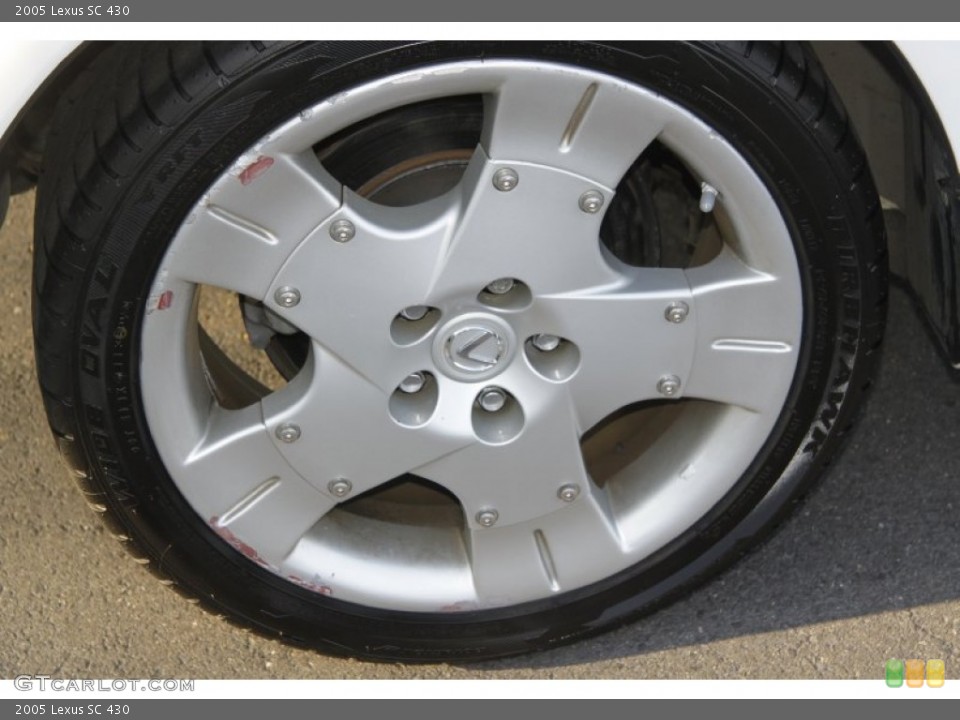 2005 Lexus SC 430 Wheel and Tire Photo #58527953