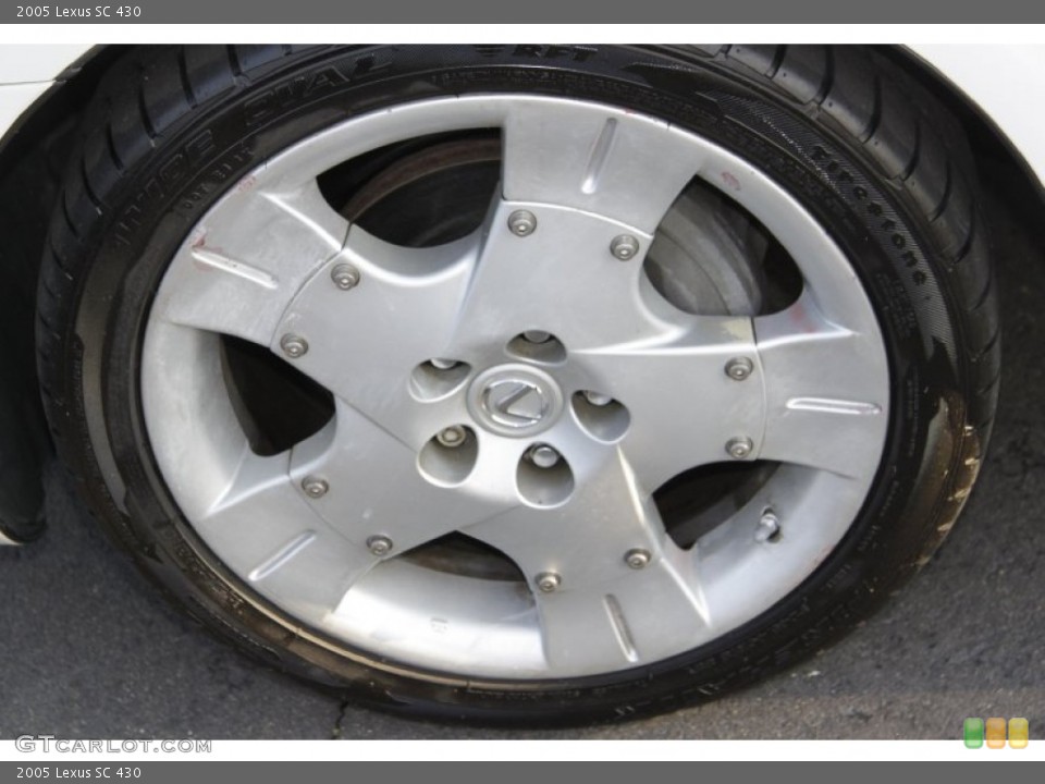 2005 Lexus SC 430 Wheel and Tire Photo #58527971