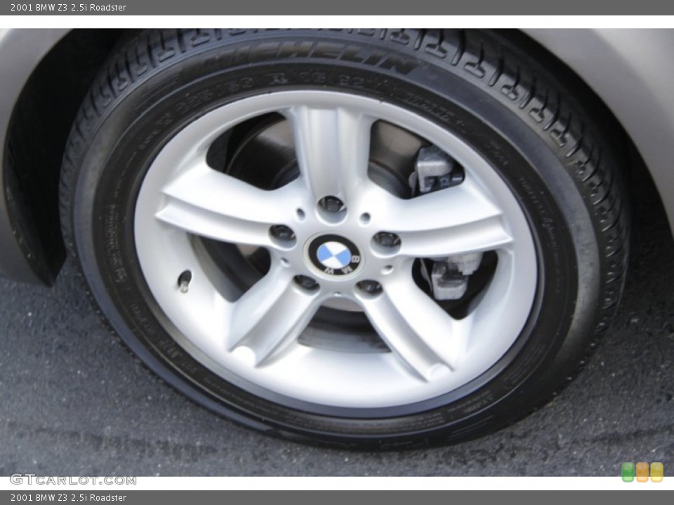 2001 BMW Z3 2.5i Roadster Wheel and Tire Photo #58528385