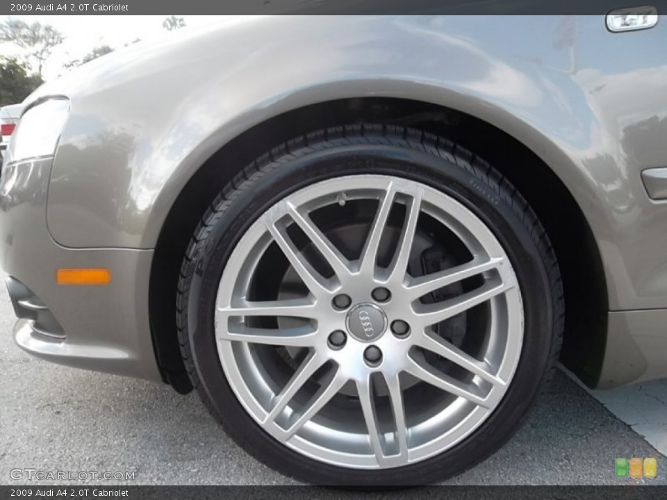 2009 Audi A4 2.0T Cabriolet Wheel and Tire Photo #58530413