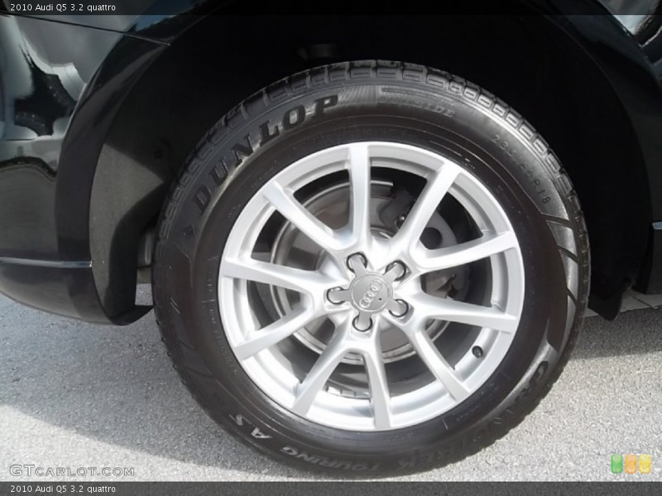 2010 Audi Q5 3.2 quattro Wheel and Tire Photo #58531649