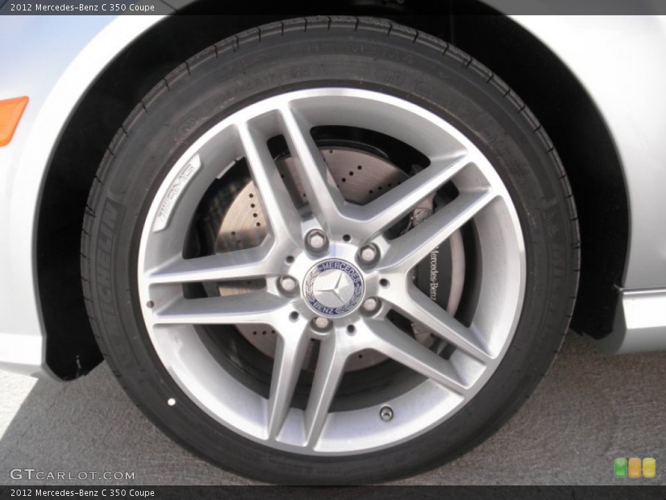 2012 Mercedes-Benz C 350 Coupe Wheel and Tire Photo #58546634