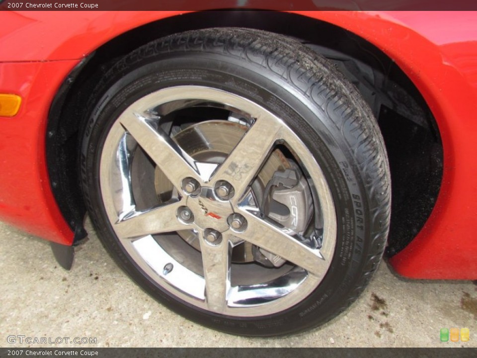 2007 Chevrolet Corvette Coupe Wheel and Tire Photo #58549370