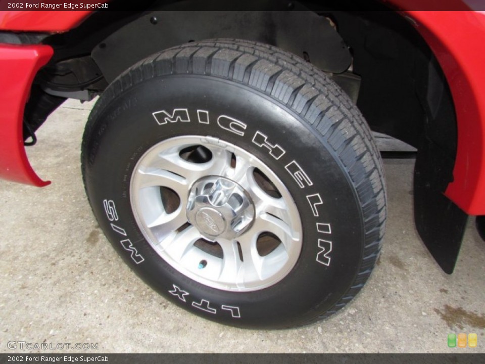 2002 Ford Ranger Edge SuperCab Wheel and Tire Photo #58550597